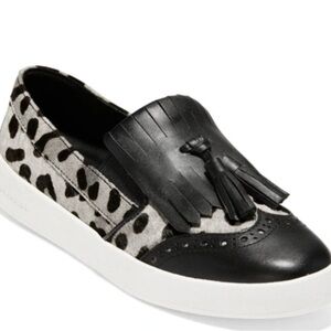 Cole Haan Grandpro Spectator Kiltie Genuine Calf Hair Sneaker Size 7